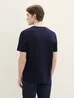 Tom Tailor T Shirt With A Logo Print Sky Captain Blue
