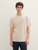 Tom Tailor Basic T Shirt Light Cashew Beige - 1040902-10336