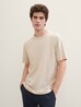 Tom Tailor Basic T Shirt Light Cashew Beige - 1040902-10336