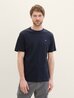 Tom Tailor Basic T Shirt Sky Captain Blue - 1040902-10668