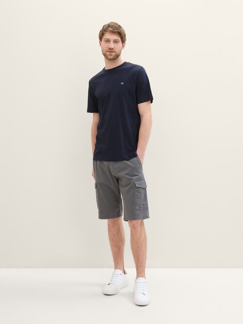 Tom Tailor Basic T Shirt Sky Captain Blue - 1040902-10668