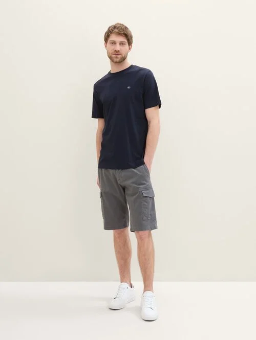Tom Tailor Basic T Shirt Sky Captain Blue