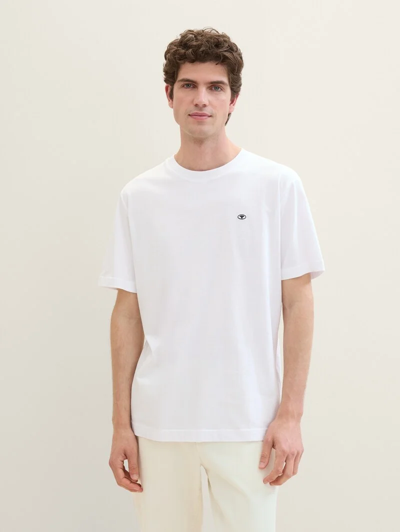 Tom Tailor Basic T Shirt White
