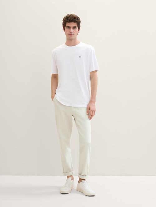 Tom Tailor Basic T Shirt White - 1040902-20000