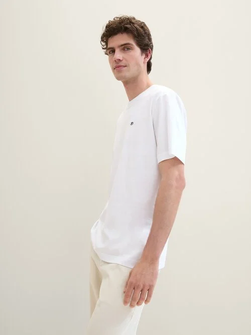 Tom Tailor Basic T Shirt White