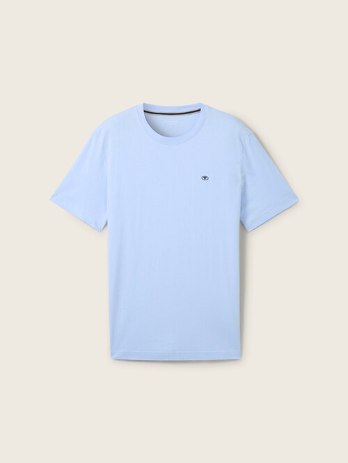 Tom Tailor Basic T Shirt Windsurf Blue - 1040902-35271