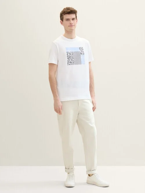 Tom Tailor T Shirt With Print White