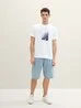 Tom Tailor Print T Shirt White