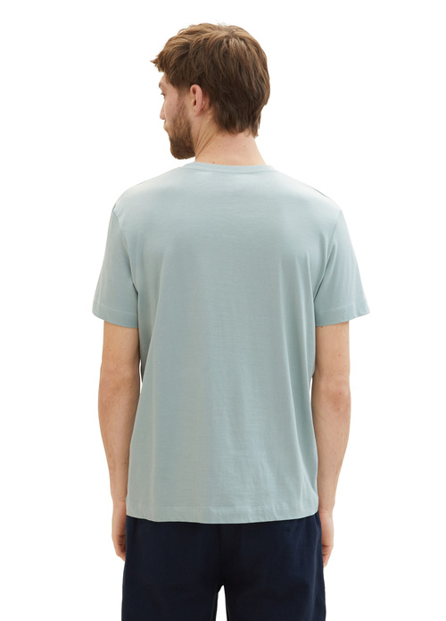 Tom Tailor T Shirt Light Ice Blue - 1042346-28129