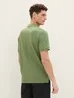 Tom Tailor Basic Polo With Contrast Dull Moss Green