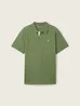 Tom Tailor Basic Polo With Contrast Dull Moss Green