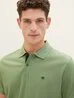 Tom Tailor Basic Polo With Contrast Dull Moss Green