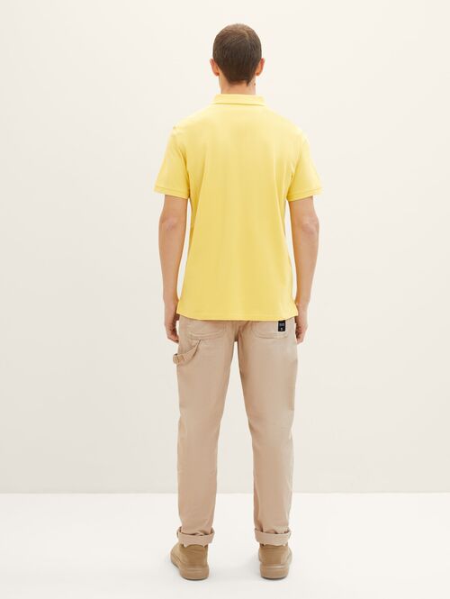 Tom Tailor Basic Polo With Contrast Sunny Yellow - 1031006-34663