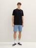 Denim Tom Tailor Basic Polo Shirt Black - 1040473-29999