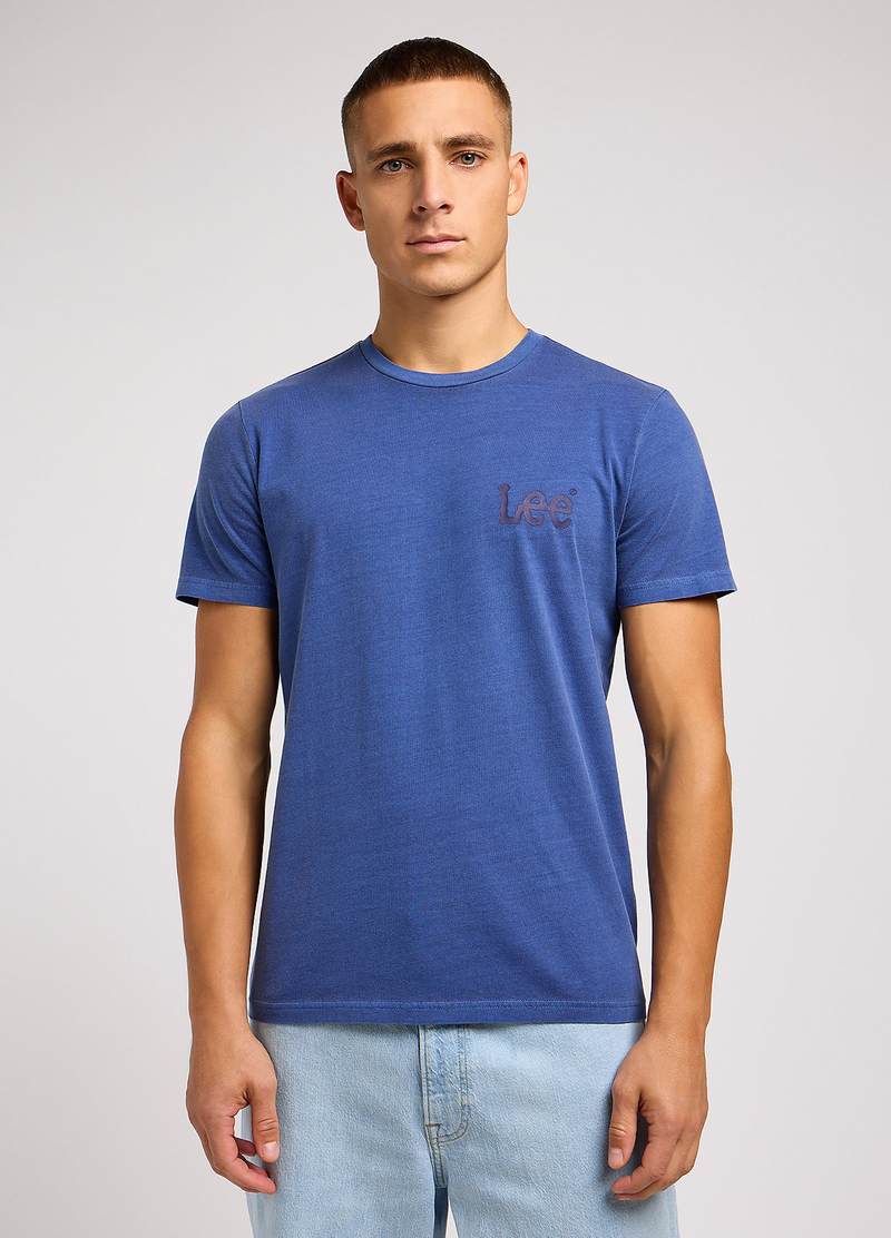 Lee Medium Wobbly Lee Tee Surf Blue - 112349080