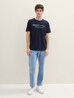 Denim Tom Tailor T Shirt Denim Sky Captain Blue - 1042042-10668