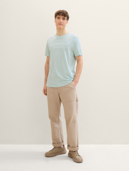 Denim Tom Tailor T Shirt Sea Foam - 1042042-17549