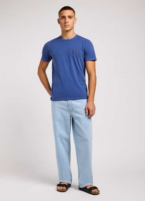 Lee Medium Wobbly Lee Tee Surf Blue - 112349080