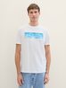 Denim Tom Tailor T Shirt Denim White - 1042045-20000