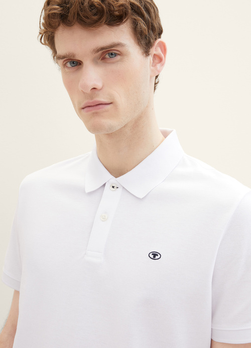 Tom Tailor Basic Polo Shirt White - 1027713-20000