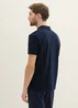 Tom Tailor Basic Polo With Contrast Dark Blue