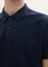 Tom Tailor Basic Polo With Contrast Dark Blue