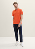 Tom Tailor Basic Polo With Contrast Marocco Orange - 1031006-12883