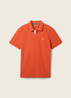 Tom Tailor Basic Polo With Contrast Marocco Orange - 1031006-12883