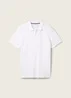 Tom Tailor Basic Polo With Contrast White 1