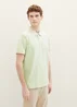 Tom Tailor Basic Polo With Contrast Tender Sea Green