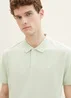 Tom Tailor Basic Polo With Contrast Tender Sea Green