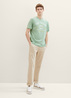 Tom Tailor T Shirt With A Logo Print Paradise Mint - 1037735-23383