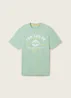 Tom Tailor T Shirt With A Logo Print Paradise Mint