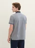 Tom Tailor Basic Polo Shirt Navy White Two Tone Pique