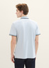 Tom Tailor Basic Polo Shirt White Foggy Blue Twotone - 1040822-35199