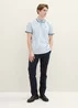 Tom Tailor Basic Polo Shirt White Foggy Blue Twotone