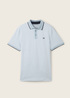 Tom Tailor Basic Polo Shirt White Foggy Blue Twotone - 1040822-35199