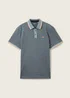 Tom Tailor Basic Polo Shirt Navy Grey Mint Twotone