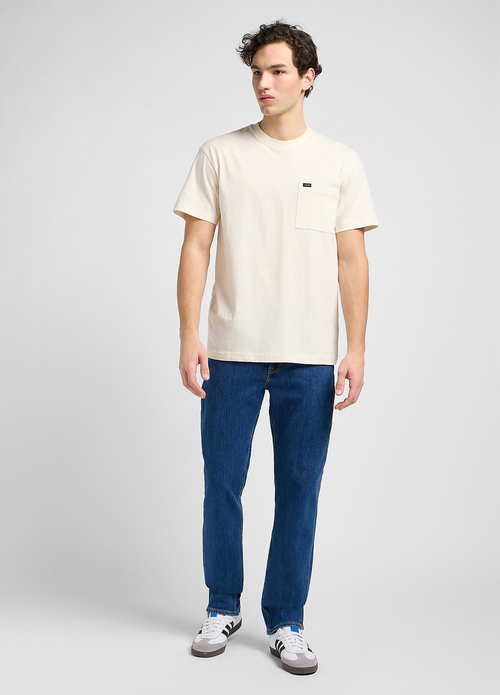 Lee Relaxed Pocket Tee Ecru - LL02FPA74