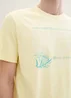 Tom Tailor C Neck T Shirt Light Yellow