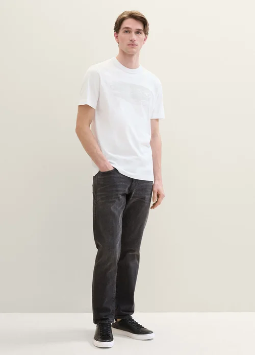 Tom Tailor T Shirt With A Text Print White