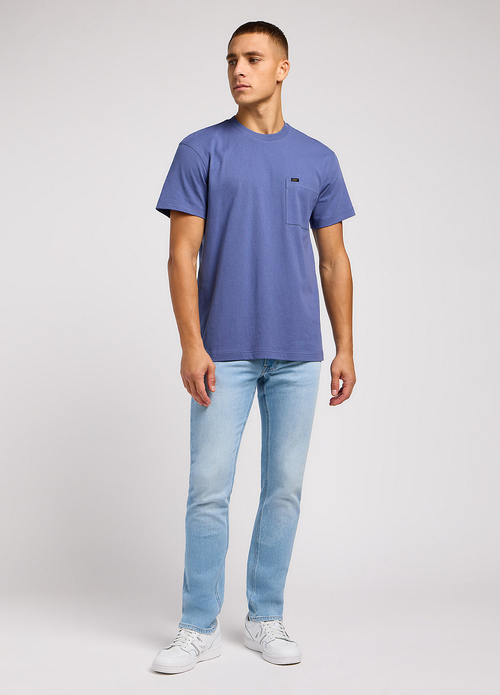 Lee Relaxed Pocket Tee Surf Blue - 112349089