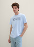 Tom Tailor T Shirt With A Print Windsurf Blue - 1035611-35271