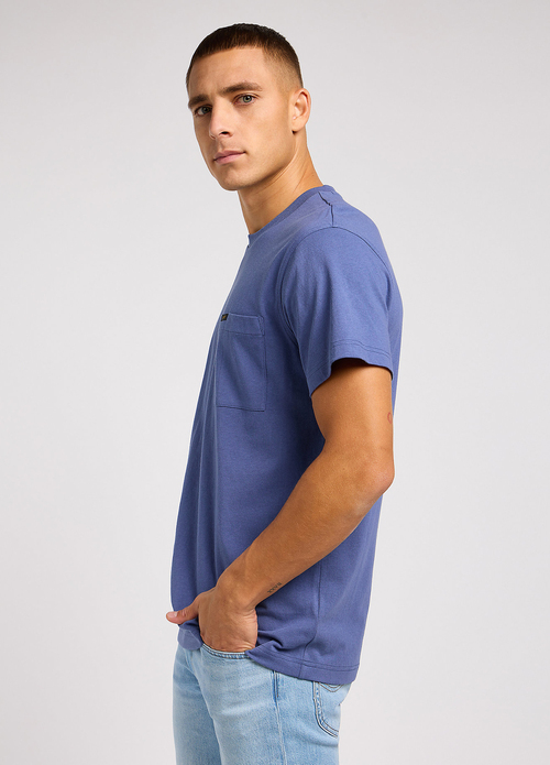 Lee Relaxed Pocket Tee Surf Blue - 112349089