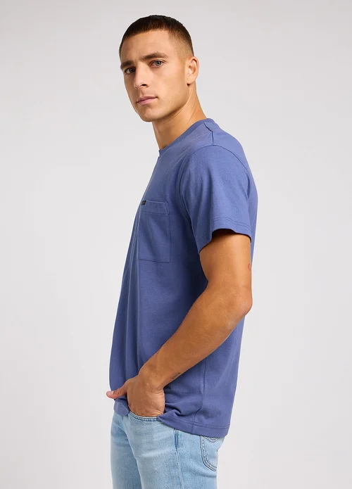 Lee Relaxed Pocket Tee Surf Blue