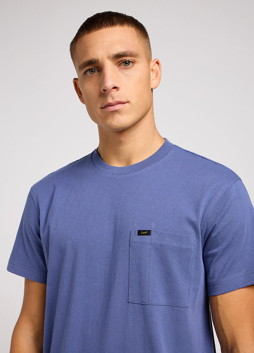 Lee Relaxed Pocket Tee Surf Blue - 112349089