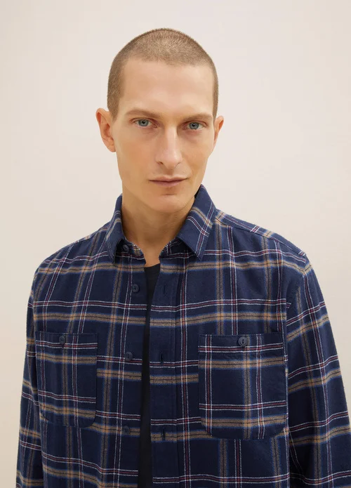 Tom Tailor Shirt Navy Colorful Check