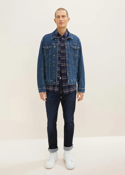 Tom Tailor Shirt Navy Colorful Check