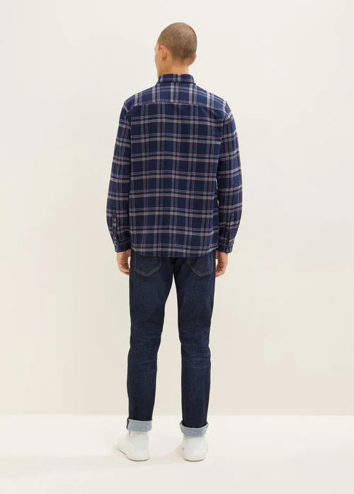Tom Tailor Shirt Navy Colorful Check