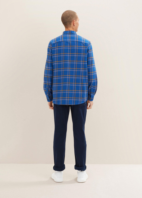 Tom Tailor Shirt Hockey Blue Colorful Check - 1033706-30741